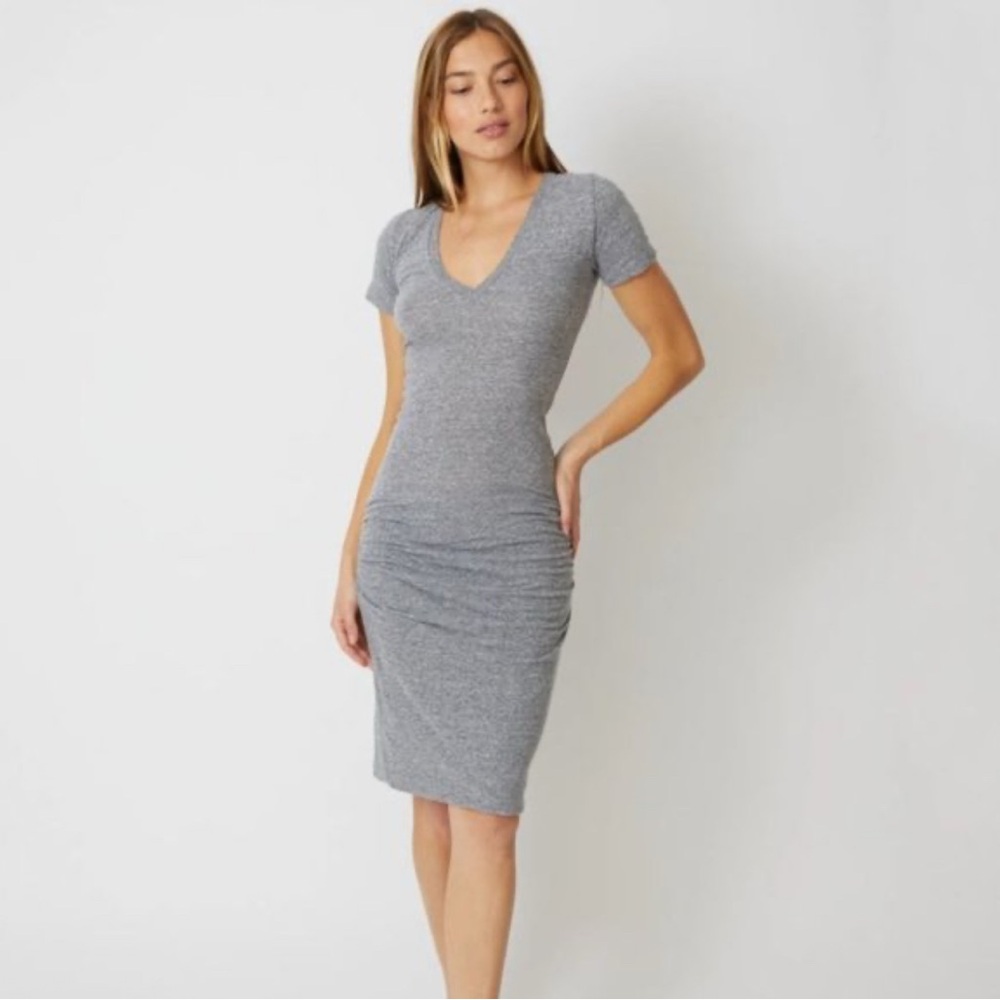 Lanston Gray Short Sleeve Women's Dress NWT